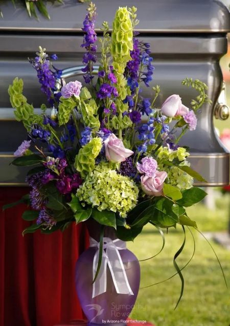 Lavender Garden Vase